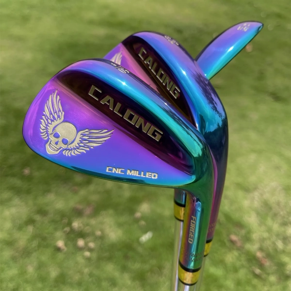 Calong Skull Golf Wedges Black/Silvery/Rainbow 48 50 52 54 56 58 60 Degree With 115g Steel Shaft Spin Milled Face RH Men Golf Clubs - Image 5