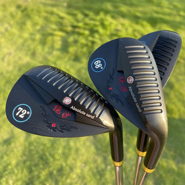 Calong Absolute Sand Golf Wedges Black 52 56 60 64 68 72 Degree With 115g Stiff Steel Shaft Full Spin Milled Face - Improve Your Golf Game - Image 2