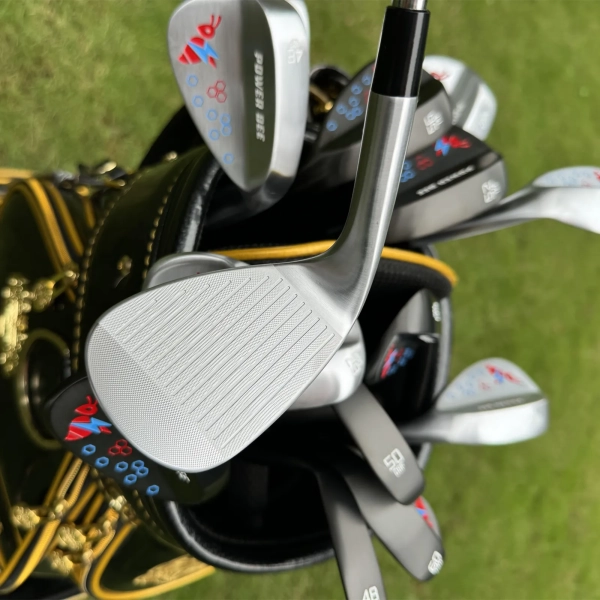 Calong Power Bee Golf Wedges Silver/Grey Sand Wedge 48 50 52 54 56 58 60 62 Degree Milled Face Golf Clubs - Image 9