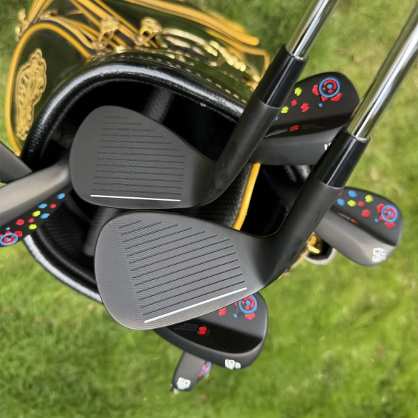 Calong Clown Golf Wedges Black Colors 48 50 52 54 56 58 60 62 Degree With 115g Stiff Steel Shaft -Full Spin Milled Face - Image 8