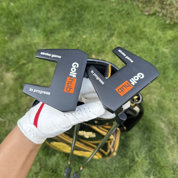 Calong Golf Hub Golf Putter black colors 34/35inch With Full CNC Milled Face Headcover RH Men Golf Clubs -Stroke In Game Progress - Image 2