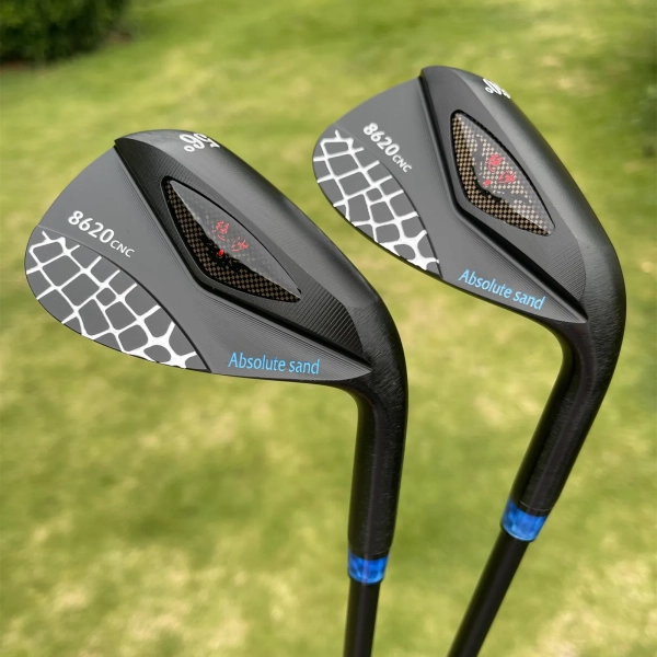 Calong Absolute Sand Golf Wedges Black 48 50 52 54 56 58 60 62 64 68 72 Degree With Stiff Steel Shaft Full Spin Milled Face - Improve Your Golf Game - Image 2