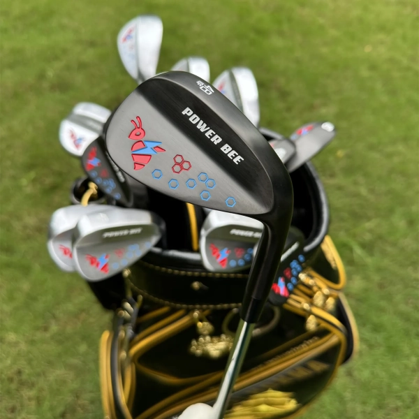 Calong Power Bee Golf Wedges Silver/Grey Sand Wedge 48 50 52 54 56 58 60 62 Degree Milled Face Golf Clubs - Image 6
