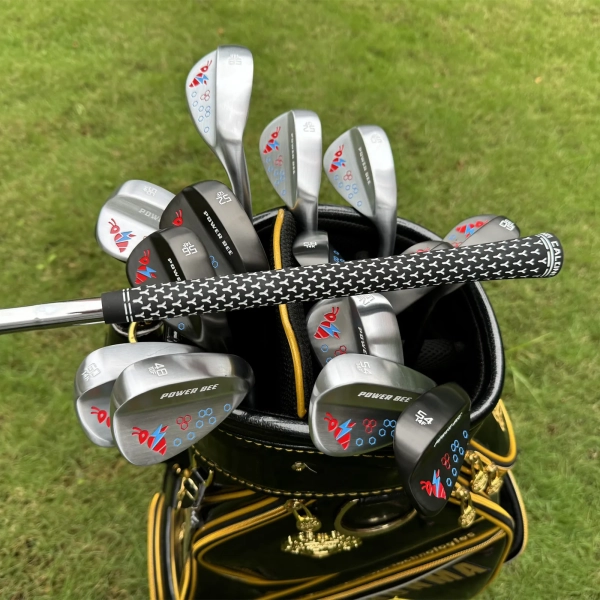 Calong Power Bee Golf Wedges Silver/Grey Sand Wedge 48 50 52 54 56 58 60 62 Degree Milled Face Golf Clubs - Image 11
