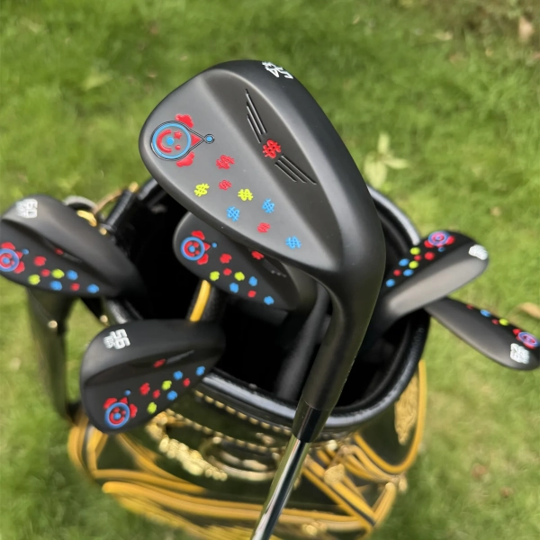 Calong Clown Golf Wedges Black Colors 48 50 52 54 56 58 60 62 Degree With 115g Stiff Steel Shaft -Full Spin Milled Face - Image 3