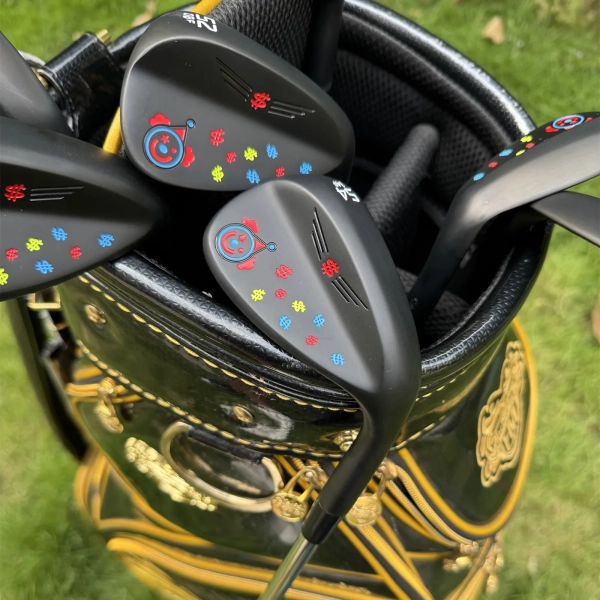 Calong Clown Golf Wedges Black Colors 48 50 52 54 56 58 60 62 Degree With 115g Stiff Steel Shaft -Full Spin Milled Face - Image 4