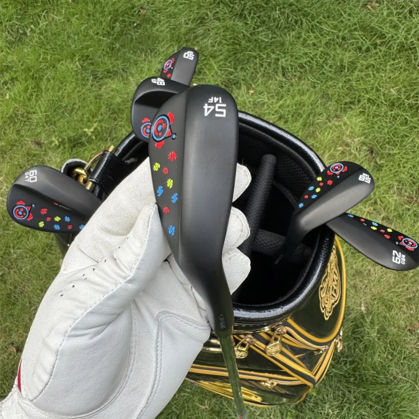 Calong Clown Golf Wedges Black Colors 48 50 52 54 56 58 60 62 Degree With 115g Stiff Steel Shaft -Full Spin Milled Face - Image 5