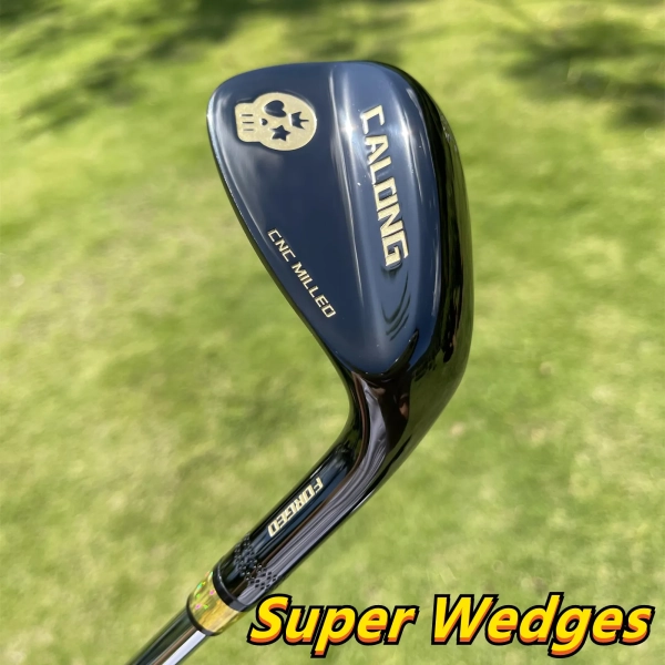 Calong Skull Golf Wedges Black/Rainbow 48 50 52 54 56 58 60 Degree With 115g Steel Shaft Spin Milled Face -Stroke Wedge Game - Image 4