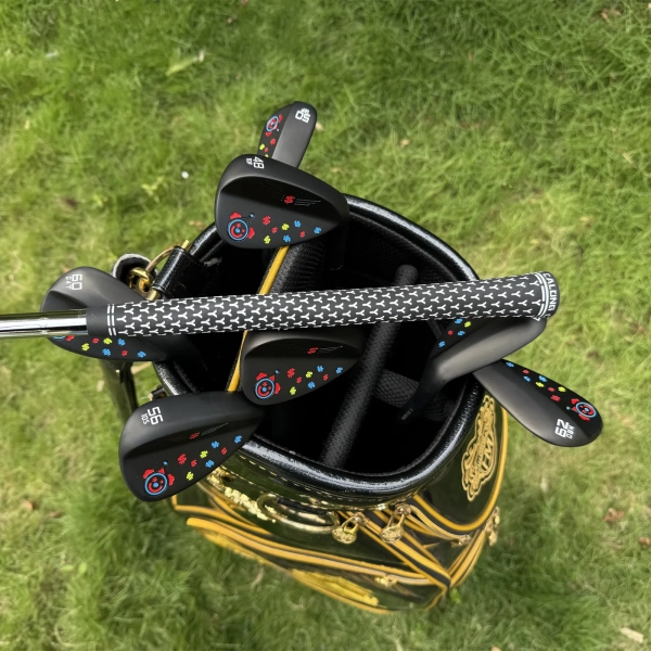 Calong Clown Golf Wedges Black Colors 48 50 52 54 56 58 60 62 Degree With 115g Stiff Steel Shaft -Full Spin Milled Face - Image 7
