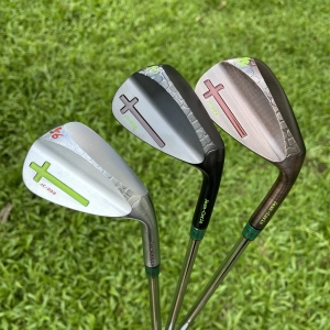 Calong JC202 Golf Wedges Black/Silvery/Golden 48 50 52 54 56 58 60 Degree With 115g Steel Shaft Spin Milled Face - Improve Your Golf Game