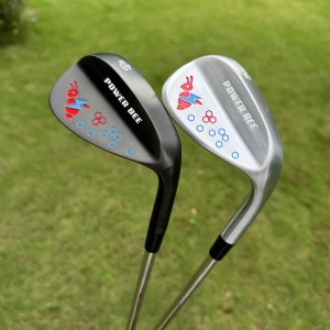 Calong Power Bee Golf Wedges Silver/Grey Sand Wedge 48 50 52 54 56 58 60 62 Degree Milled Face Golf Clubs
