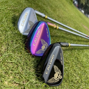 Calong Skull Golf Wedges Black/Silvery/Rainbow 48 50 52 54 56 58 60 Degree With 115g Steel Shaft Spin Milled Face RH Men Golf Clubs