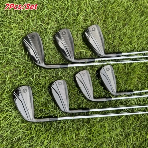 Yamahero Left Hand S880 Forged Golf irons Black/Golden 4 5 6 7 8 9 P With S300 Steel Shaft 7pcs Golf Clubs