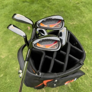 Left Hand Calong Golf Irons 5 6 7 8 9 P S With R300/S300 Steel Shaft 7Pcs LH Man Golf Clubs - Bigger Face Easy Play Ball