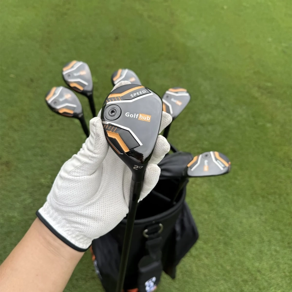 Calong Speed Golf Hub Golf Hybrids 17 20 23 26 30 34 Degree with Graphite Shaft 65g SR Flex Rescue Adjustable Weight RH Men Golf Clubs Headcover - Image 4