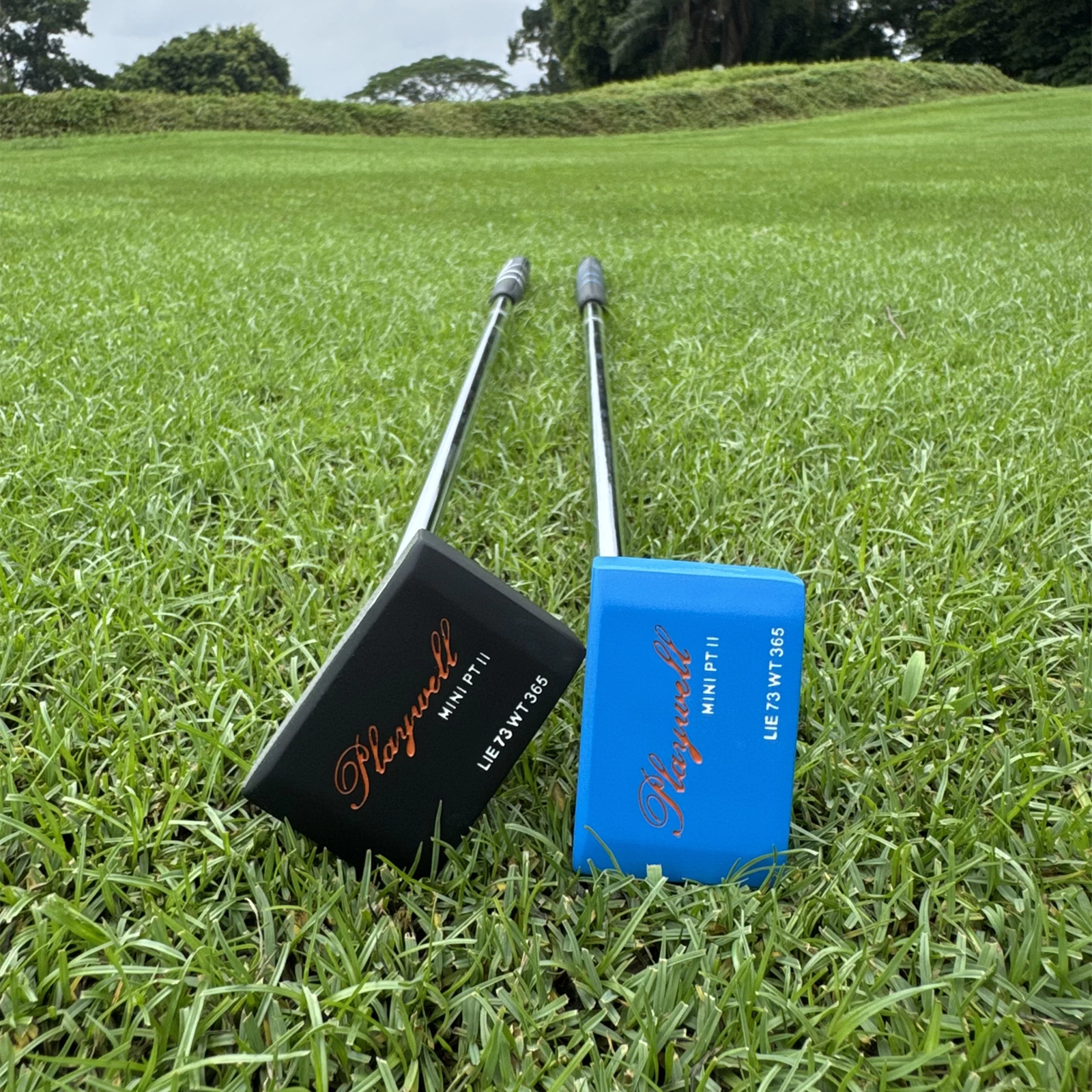 Calong Mini Golf Putter Black/Blue 34inch RH 375g Putter Head CNC Milled Face – Practice Putting / Paly Golf - Image 2