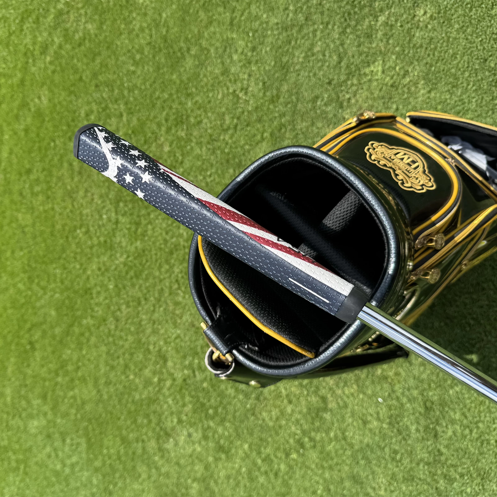 Left Hand Calong BAT Golf Putter Black 6063 Alloy 34 35inch With Weight Customizable with Screws Balance Technology Included Headcover - Image 5