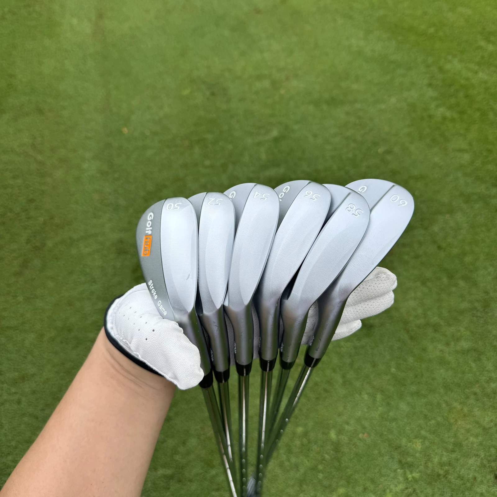 Calong Forged Golf HUB Golf Wedge Silvery 50 52 54 56 58 60 Degree With 115g Stiff Flex Steel Shaft -Full CNC Spin Face - Image 7
