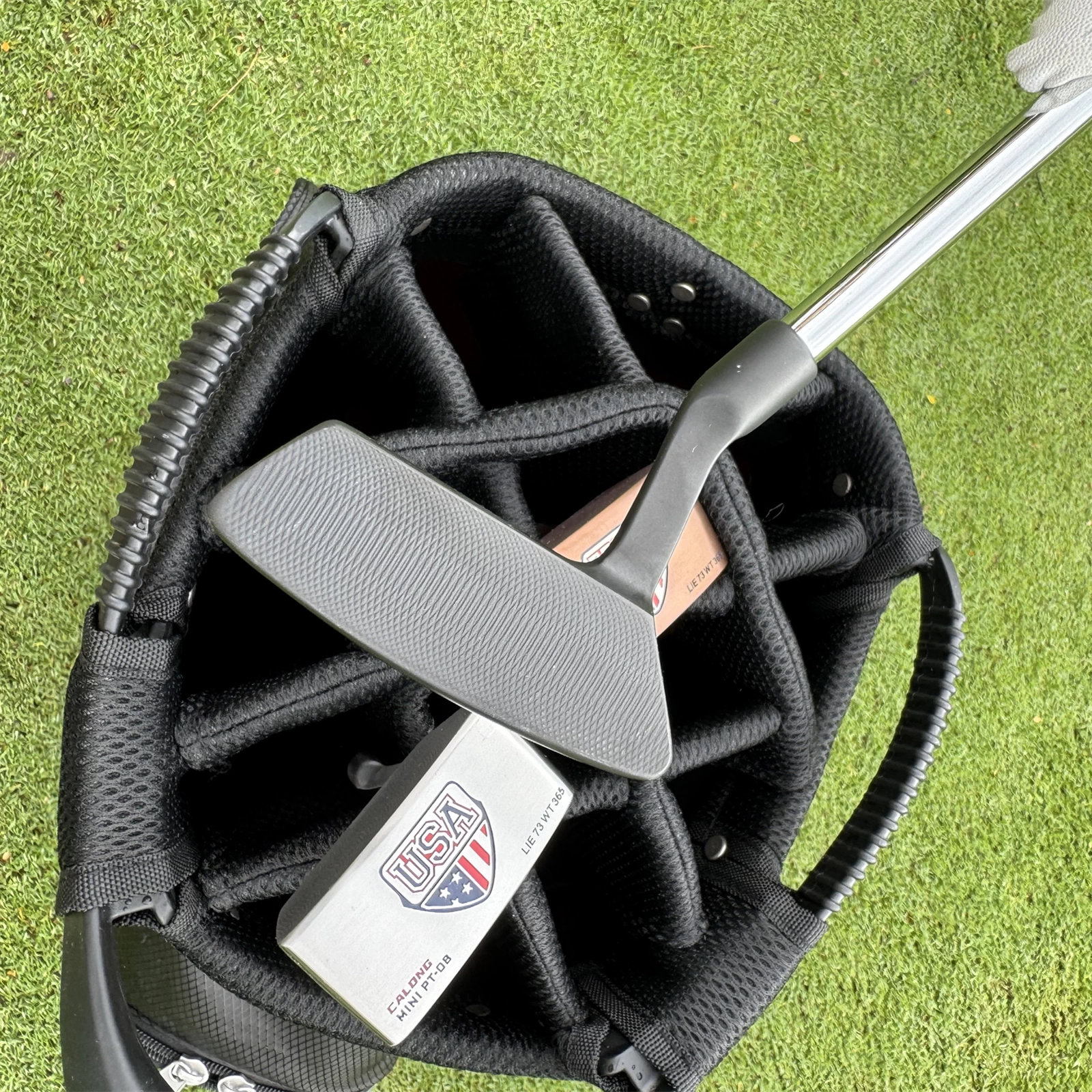 Calong USA Mini Golf Putter 375g Black/Silvery/Golden Colors 34inch CNC Milled Face -Improve Your Putter Game - Image 7