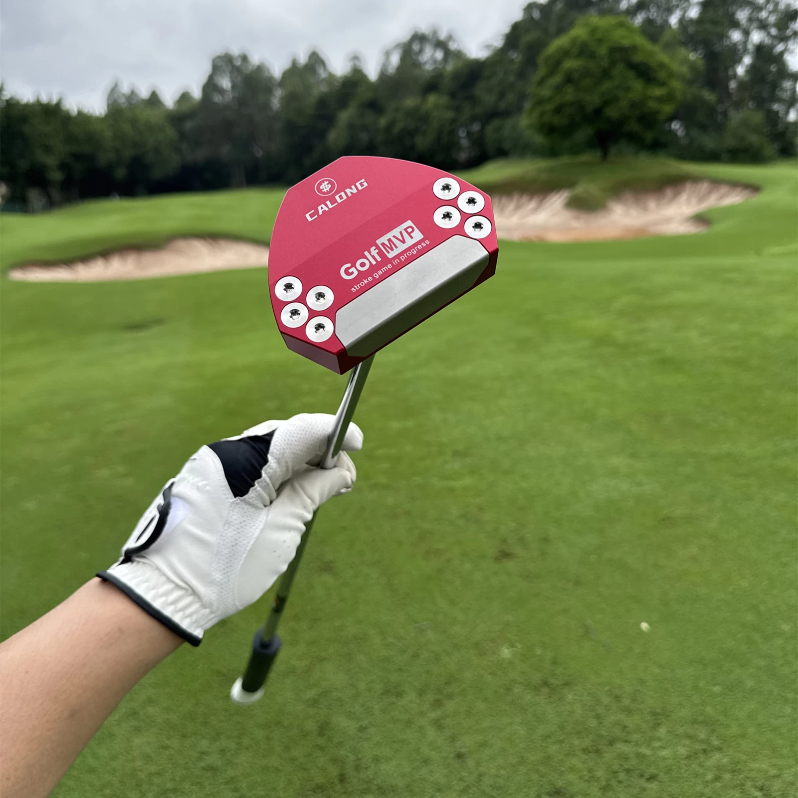 Calong Zero Torque Golf MVP Golf Putter Black/Red/Golden 34/35inch with Headcover -Improve Your Putter Game - Image 3