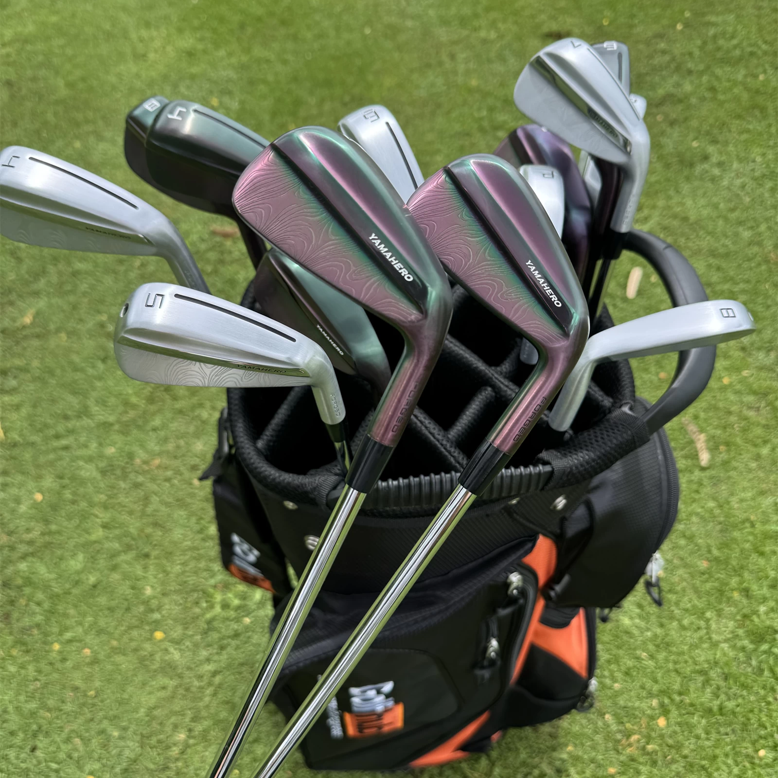 Calong S770 Golf Irons Forged Set Black/Silvery 4 5 6 7 8 9 P With Stiff Steel Shaft- Two Pieces Hollow Design - Image 2