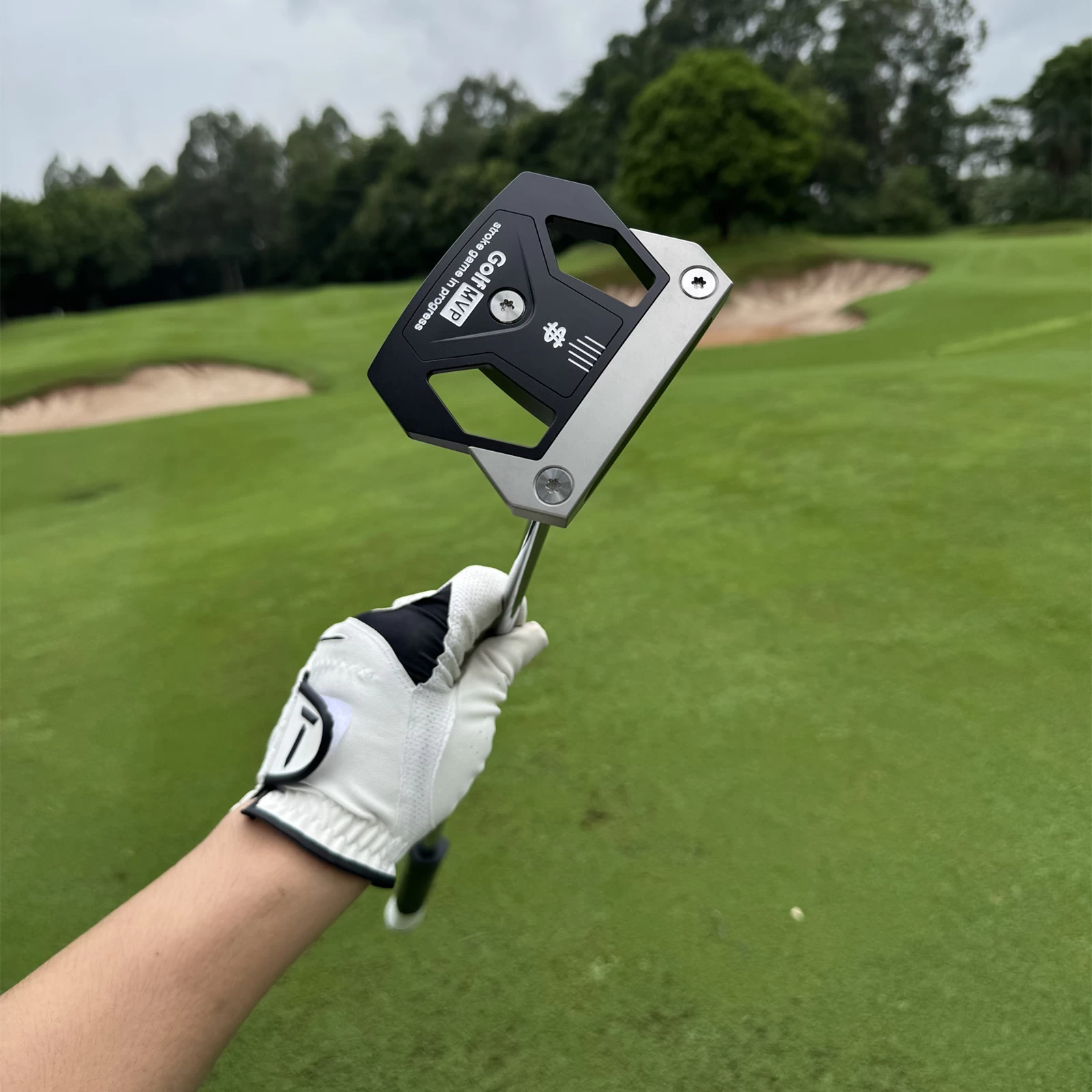 Zero Torque Calong Golf MVP Putter Black/Orange/Golden 6063 Alloy Material 34 35inch Center Putter - Image 3