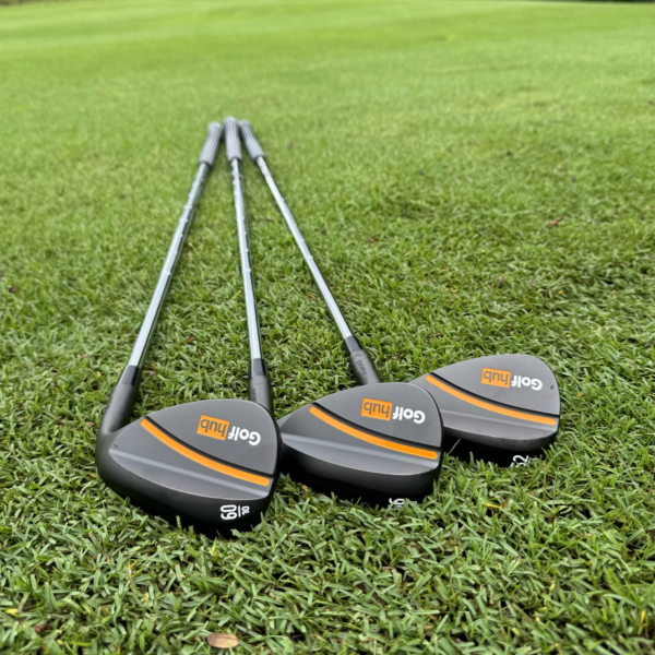 Calong Golf Hub Forged Wedges Black 50 52 54 56 58 60 Degree With 115g Stiff Flex Steel Shaft Full CNC Milled Face - Image 3