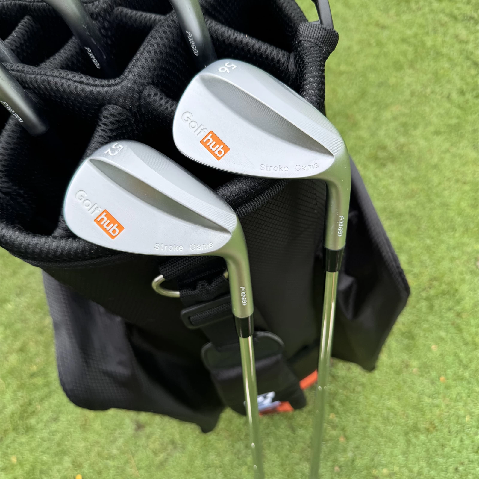 Calong Forged Golf HUB Golf Wedge Silvery 50 52 54 56 58 60 Degree With 115g Stiff Flex Steel Shaft -Full CNC Spin Face - Image 3