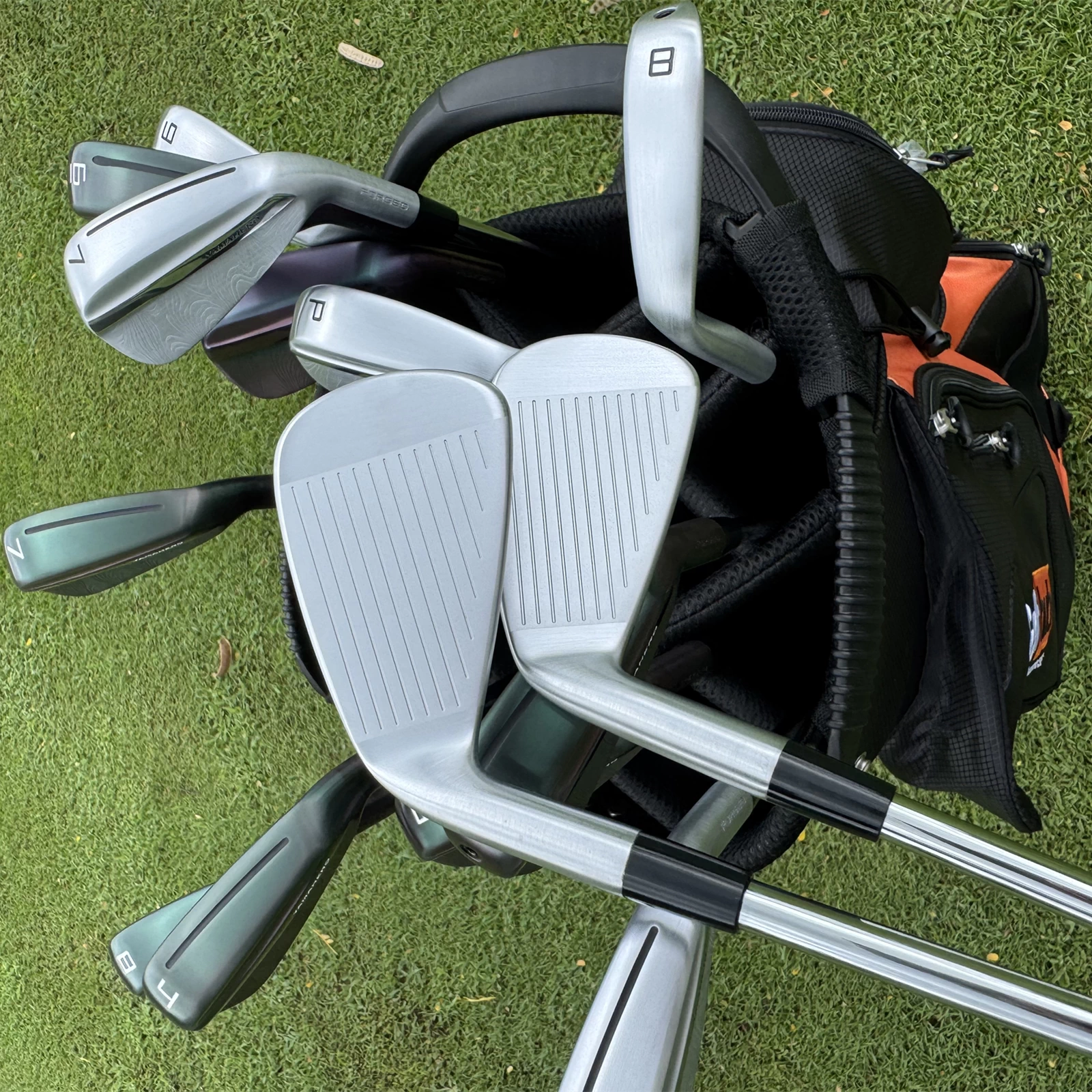Calong S770 Golf Irons Forged Set Black/Silvery 4 5 6 7 8 9 P With Stiff Steel Shaft- Two Pieces Hollow Design - Image 8