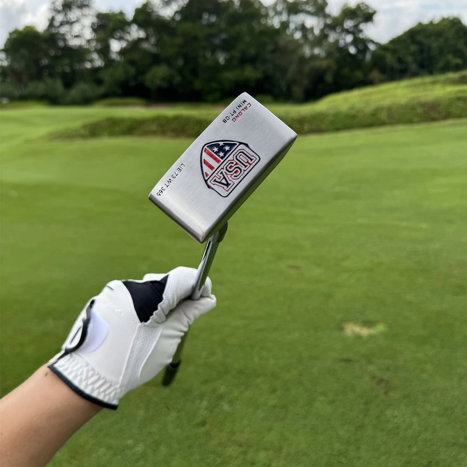 Calong USA Mini Golf Putter 375g Black/Silvery/Golden Colors 34inch CNC Milled Face -Improve Your Putter Game - Image 3