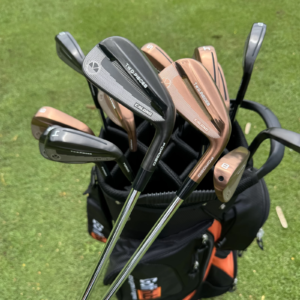 Calong S660 Golf Irons Forged Set 4 5 6 7 8 9 P with NS pro 950 Stiff Steel Shaft -Two Pieces Hollow Design