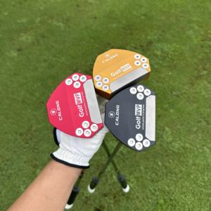 Calong Zero Torque Golf MVP Golf Putter Black/Red/Golden 34/35inch with Headcover -Improve Your Putter Game