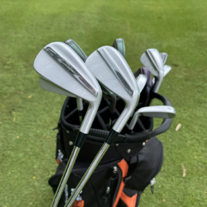 Calong S770 Golf Irons Forged Set Black/Silvery 4 5 6 7 8 9 P With Stiff Steel Shaft- Two Pieces Hollow Design