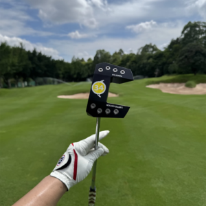 Left Hand Calong BAT Golf Putter Black 6063 Alloy 34 35inch With Weight Customizable with Screws Balance Technology Included Headcover