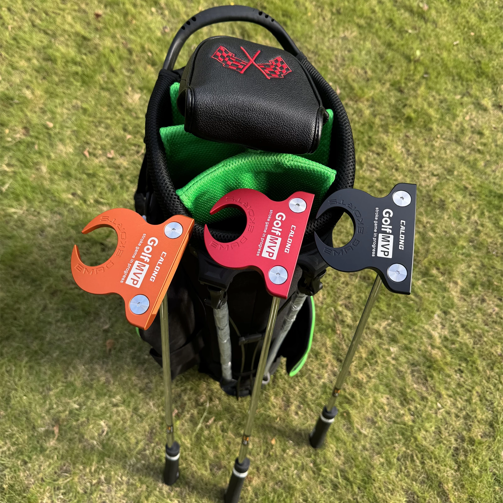 2026 Zero Torque Calong Golf Putter Golf MVP Black/Orange/Red With Weight Customizable Screws Balance Technology Included Headcover - Image 12