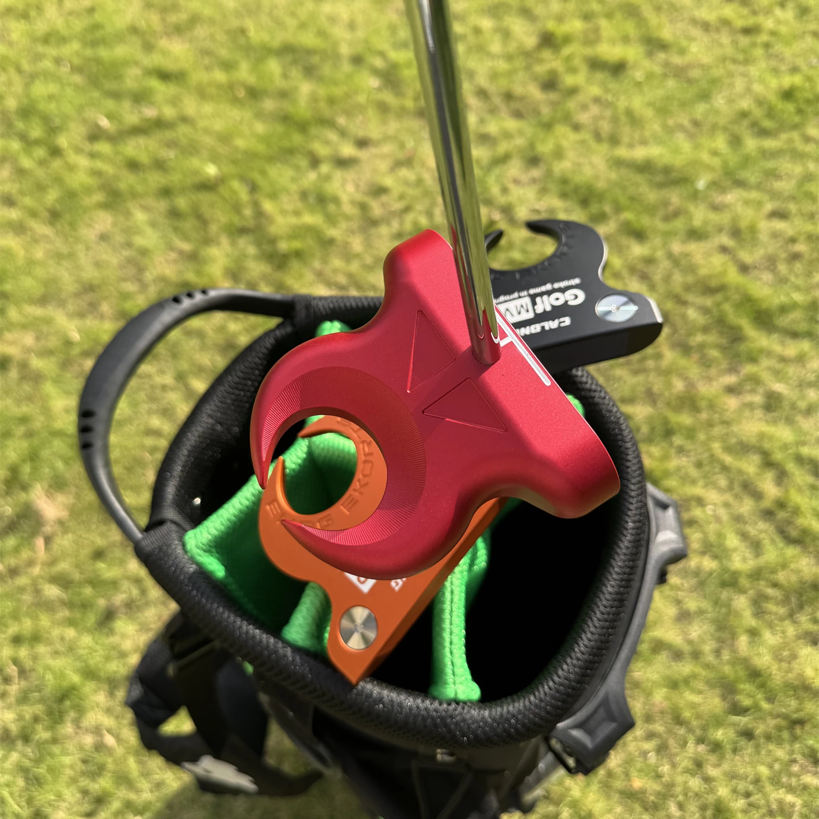 2026 Zero Torque Calong Golf Putter Golf MVP Black/Orange/Red With Weight Customizable Screws Balance Technology Included Headcover - Image 9