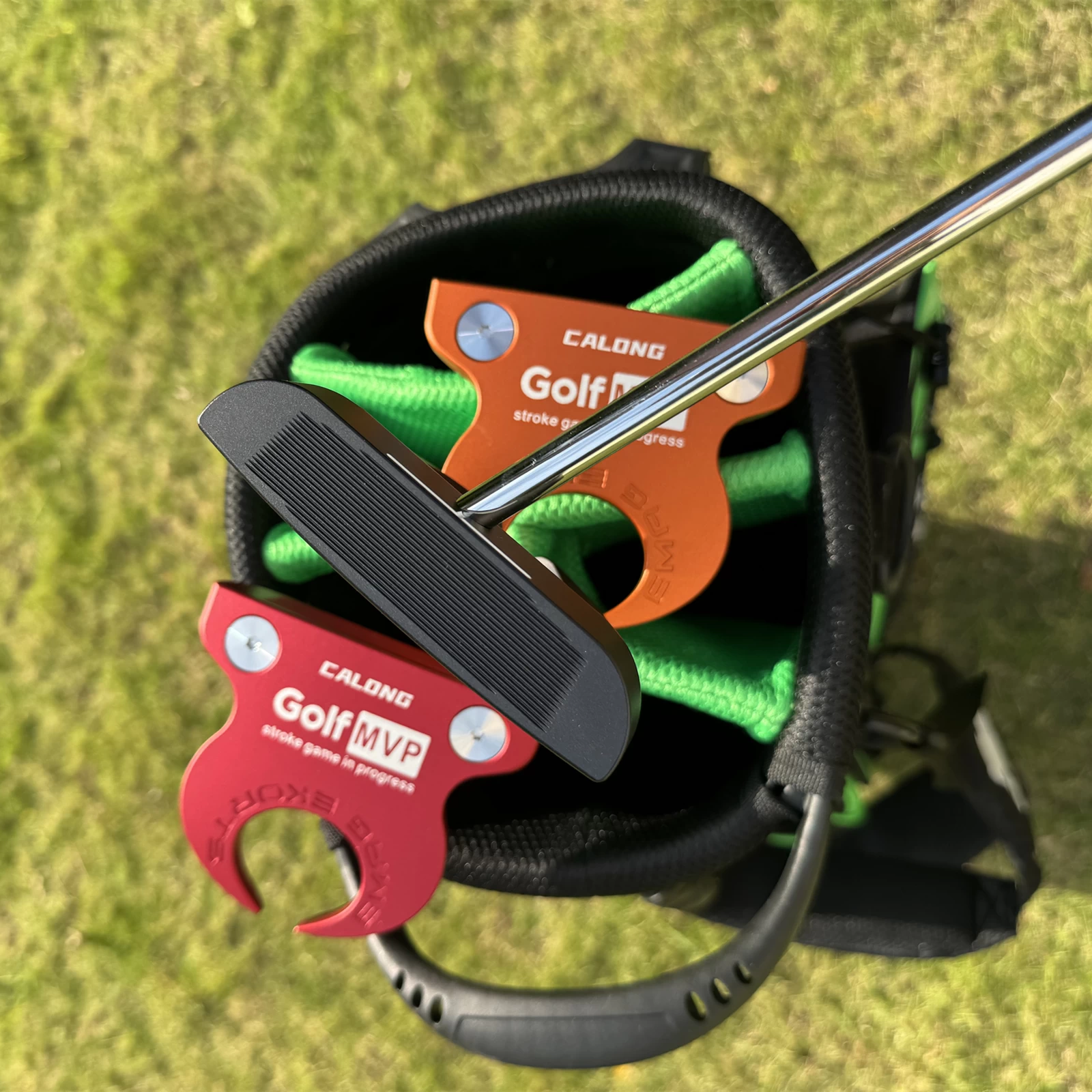 2026 Zero Torque Calong Golf Putter Golf MVP Black/Orange/Red With Weight Customizable Screws Balance Technology Included Headcover - Image 6