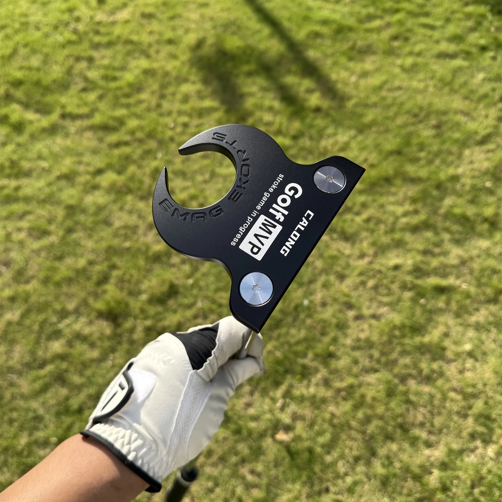 2026 Zero Torque Calong Golf Putter Golf MVP Black/Orange/Red With Weight Customizable Screws Balance Technology Included Headcover - Image 8