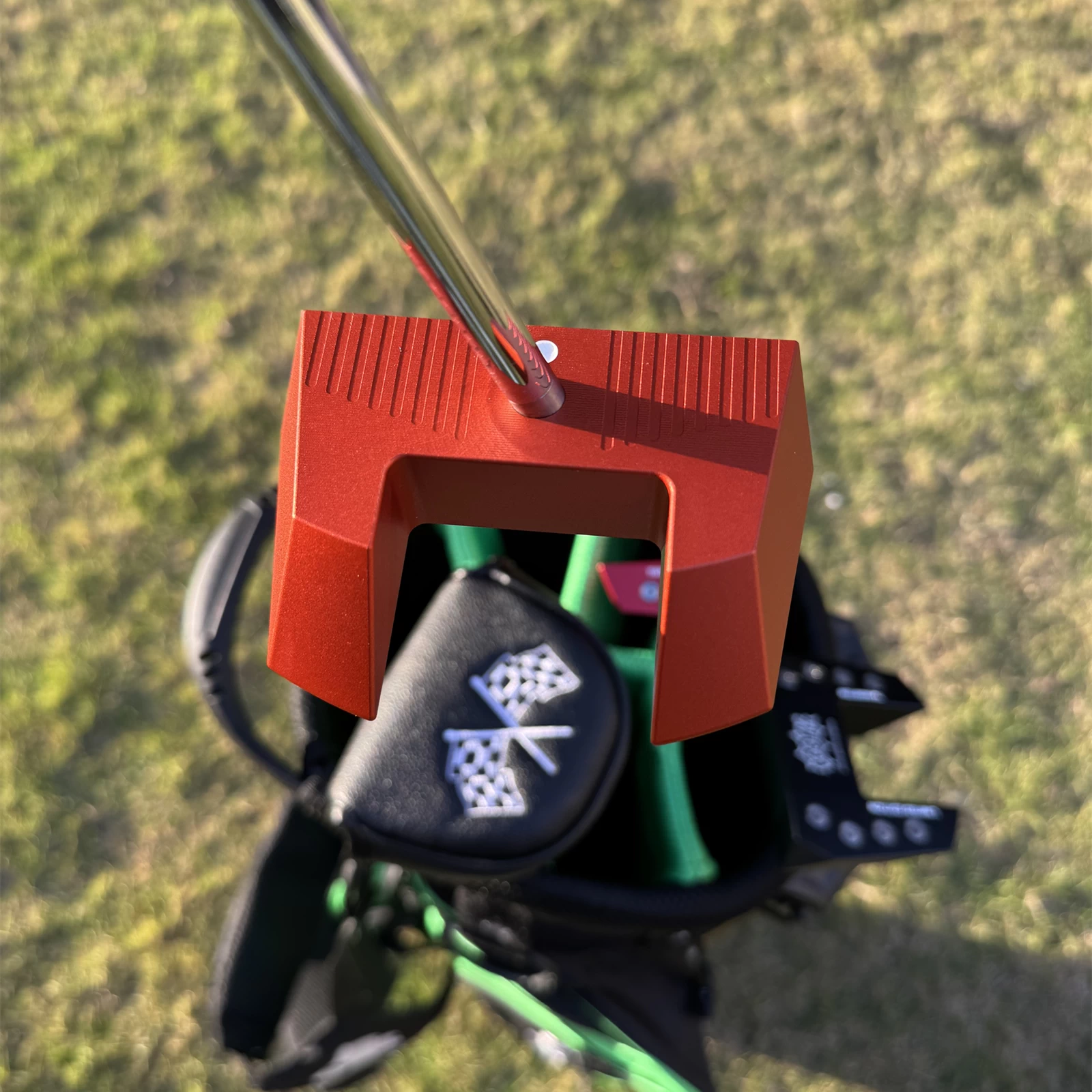 Calong BOOM Golf Putter Center Shaft 6063 Alloy Black/Red/Orange Colors 34/35inch With Tungsten Screws Balance Technology Included Headcover - Image 14