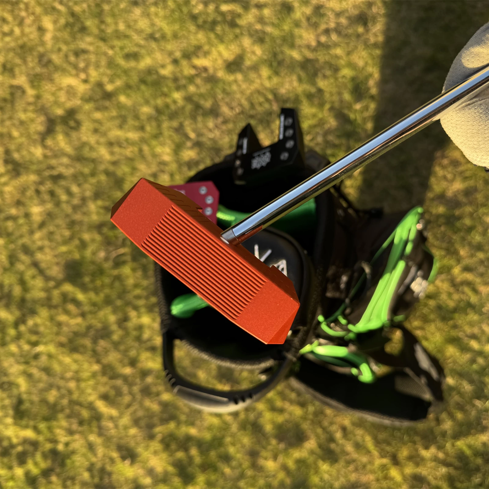 Calong BOOM Golf Putter Center Shaft 6063 Alloy Black/Red/Orange Colors 34/35inch With Tungsten Screws Balance Technology Included Headcover - Image 13