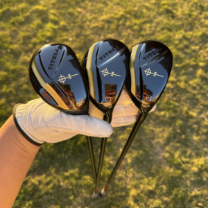 Calong Golf Hybrids 16 19 22 Degree with 65g SR Flex Graphite Shaft- Hitting Low Sound