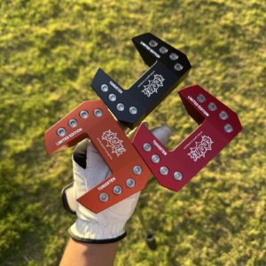 Calong BOOM Golf Putter Center Shaft 6063 Alloy Black/Red/Orange Colors 34/35inch With Tungsten Screws Balance Technology Included Headcover