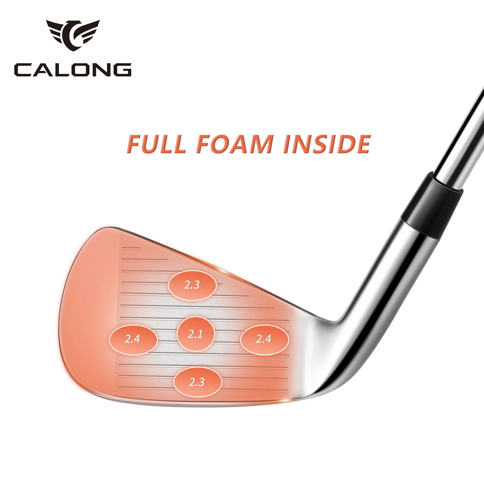 2026 Calong 701 Max Golf Irons Set 4 5 6 7 8 9 P With 105g Steel Shaft Full Foam Inside for Low/Mid-handicap Player -Power in Your Clubs - Image 2